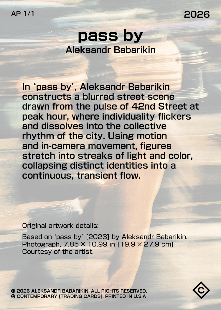 Aleksandr Babarikin — pass by (back)